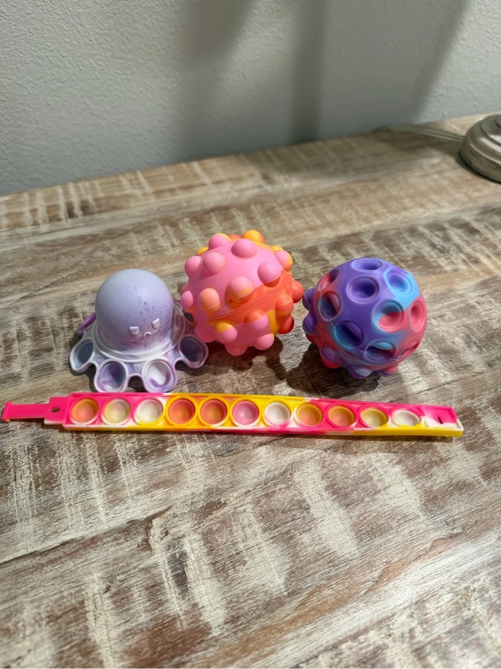 Kids Silicone Pop Fidget Toy Bundle - Pastel Multicolor